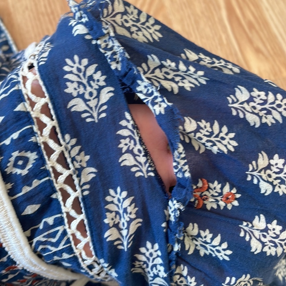 Zara Embroidered Printed Kimono - Picture 7 of 9